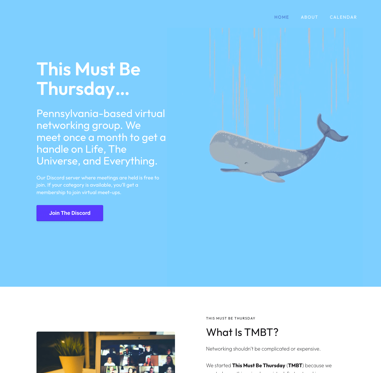 TMBT homepage example - thismbt.com