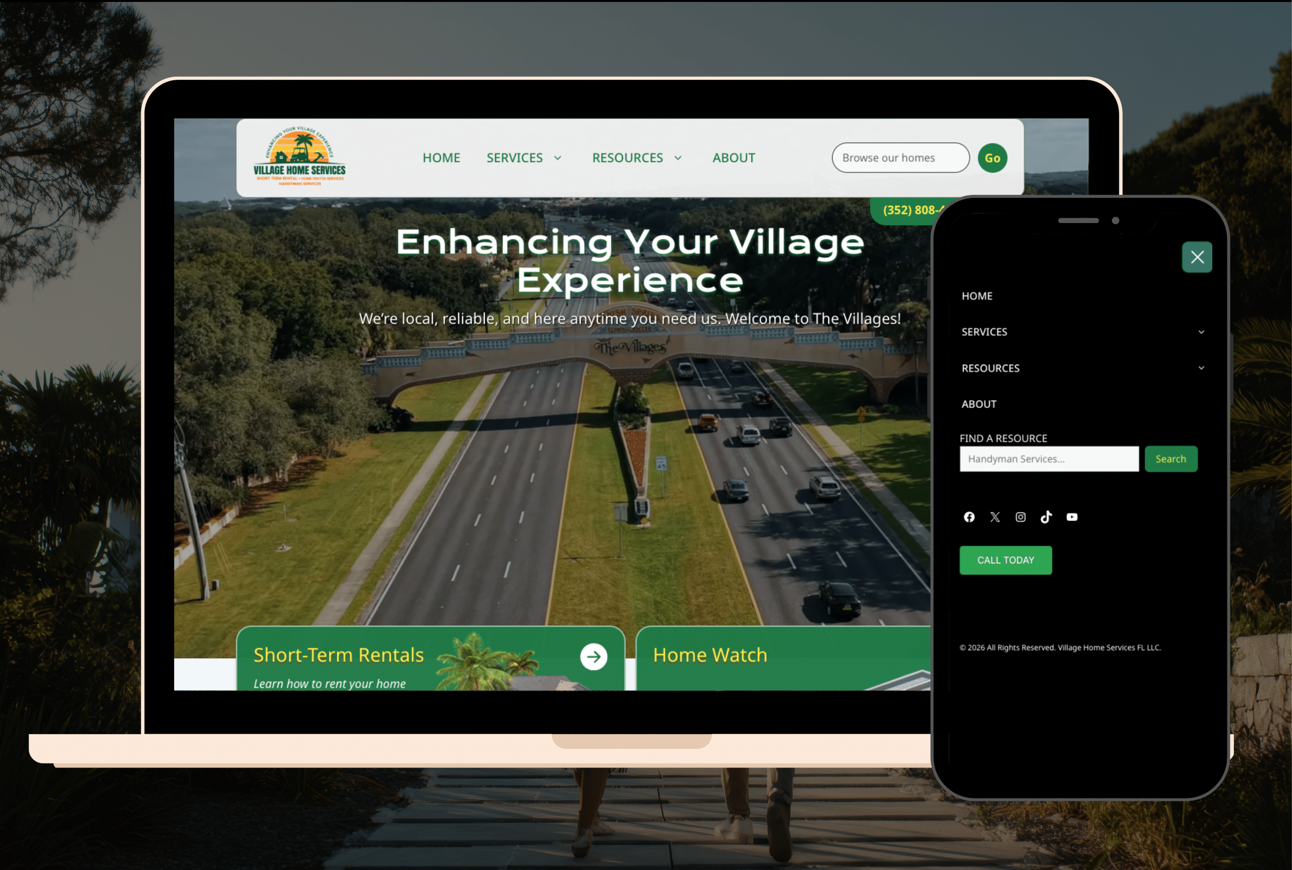 Villagehomeservices example