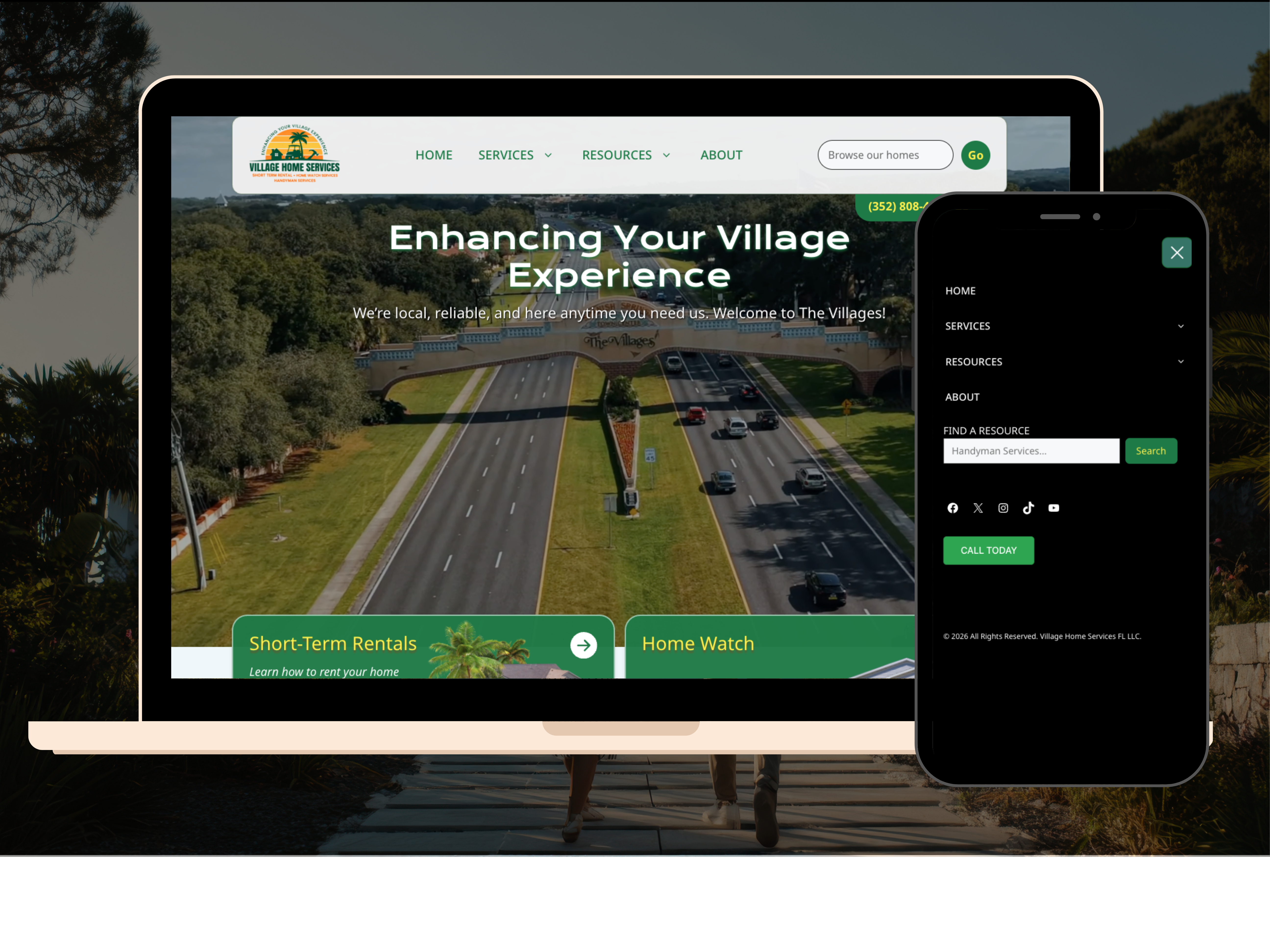 Villagehomeservices example